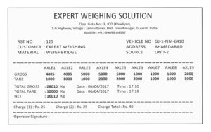Multi Axle Weighbridge - EXELON WEIGHING SYSTEM