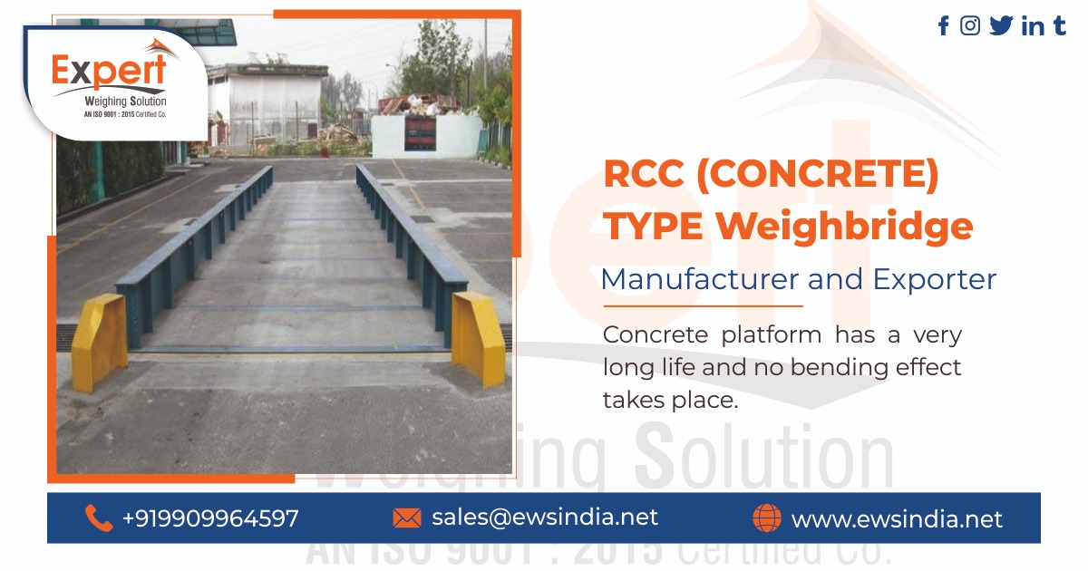 RCC (Concrete) Type Weighbridge Manufacturer in Maharashtra