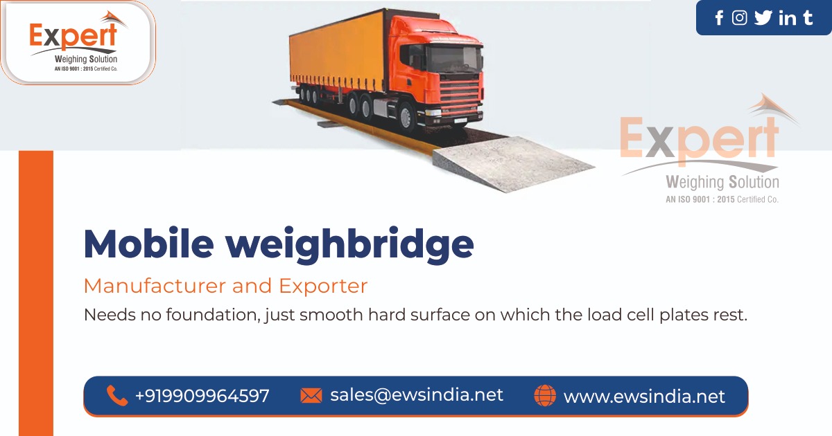 Mobile Weighbridge Exporter in UAE