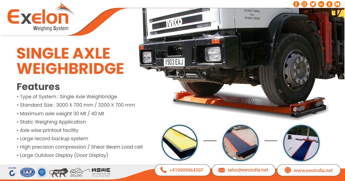 Exporter of Single Axle Weighbridge in Bangladesh