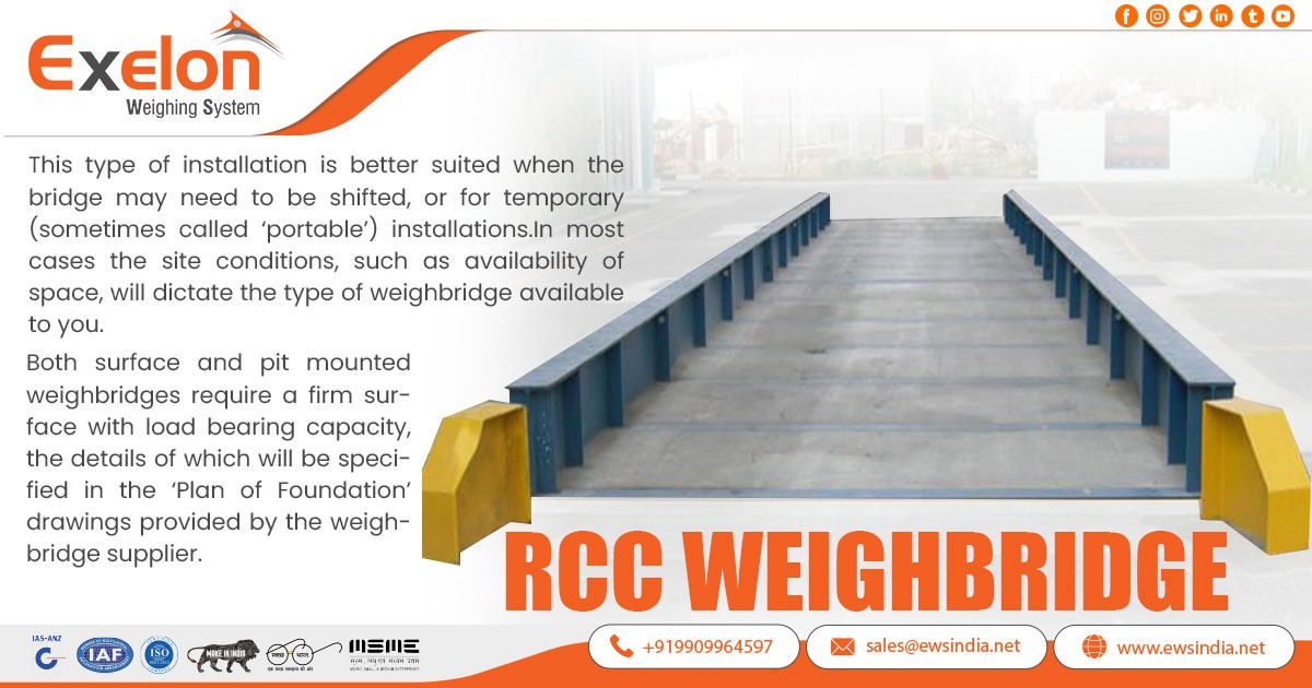 Supplier of RCC Weighbridge In Rajasthan