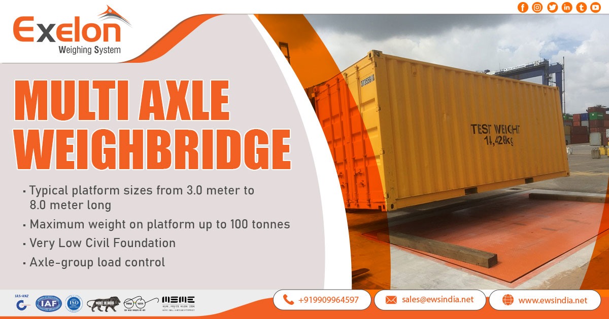 Exporter of Multi Axle Weighbridge in Tanzania