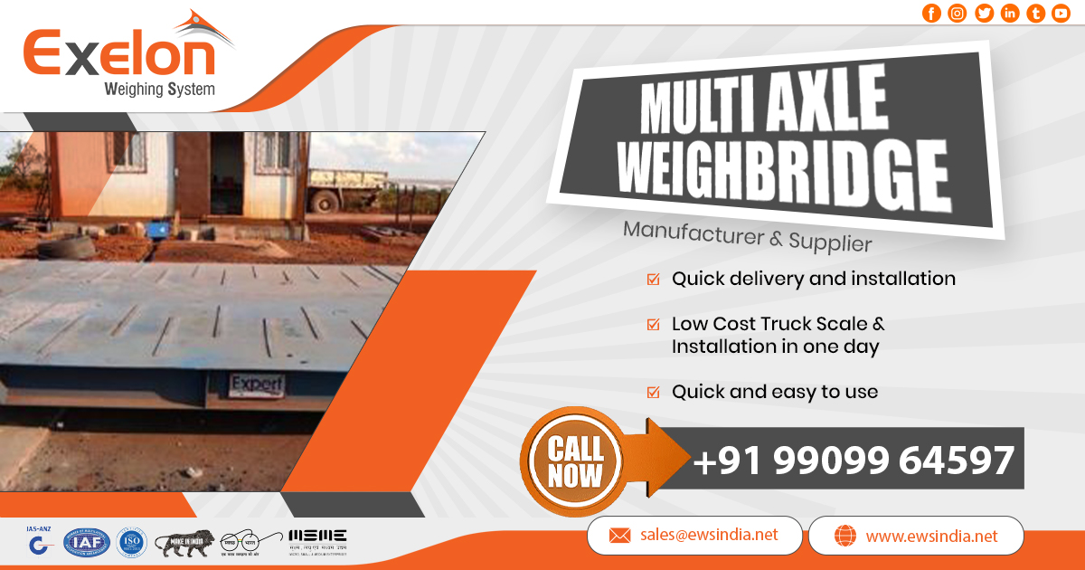 Exporter of Multi Axle Weighbridge in Namibia