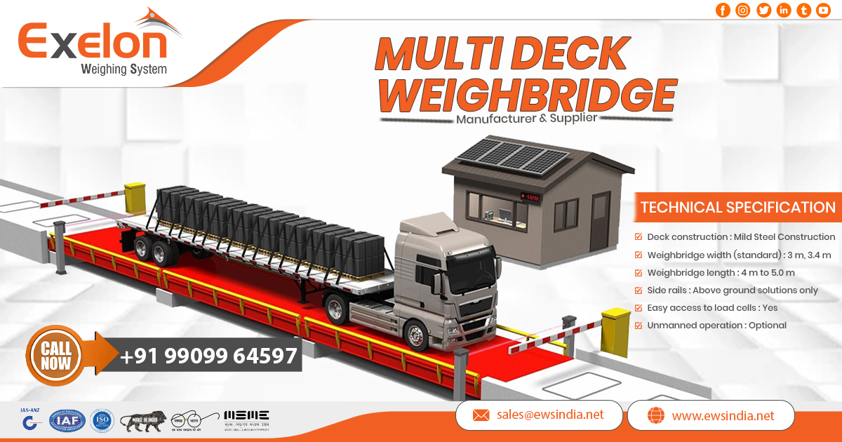 Exporter of Multi Deck Weighbridges in South Africa