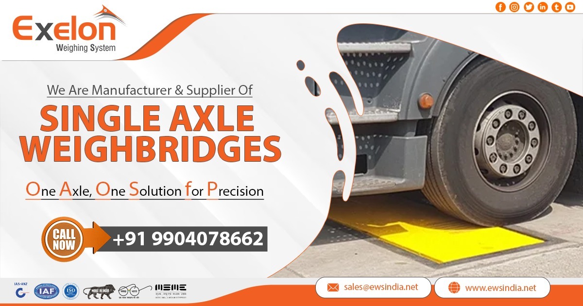 Exporter of Single Axle Weighbridge in Algeria