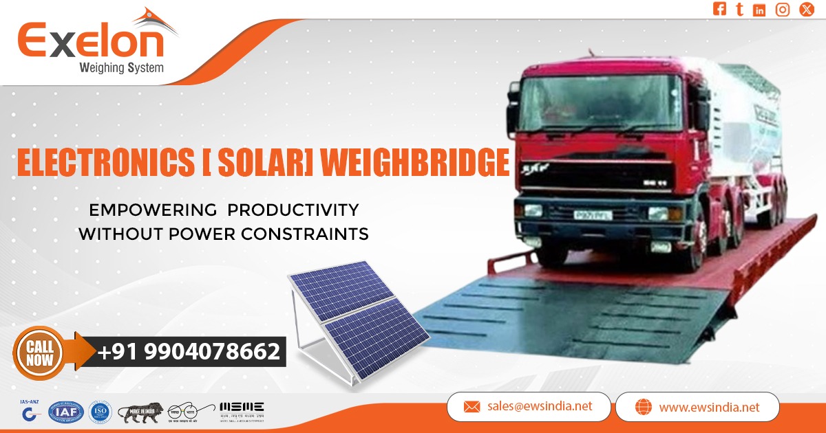 Solar Powered Weighbridge in Algeria