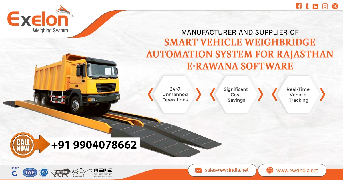Smart Vehicle Weighbridge Automation System for Rajasthan E-Rawana Software