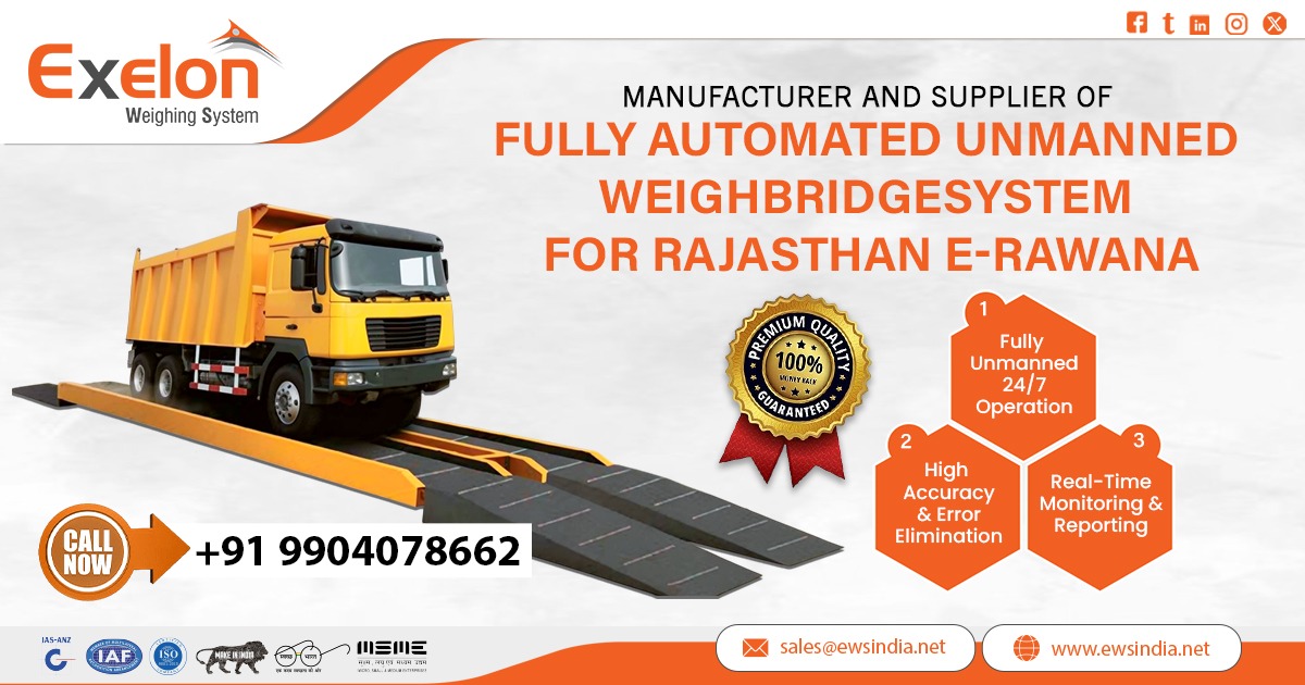 Fully Automated Unmanned Weighbridge System for Rajasthan E-Rawana
