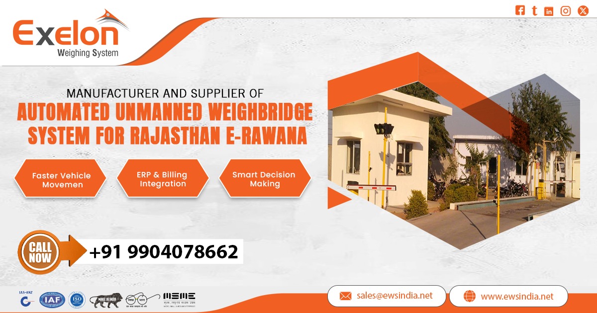 Automated Unmanned Weighbridge System for Rajasthan E-Rawana Software