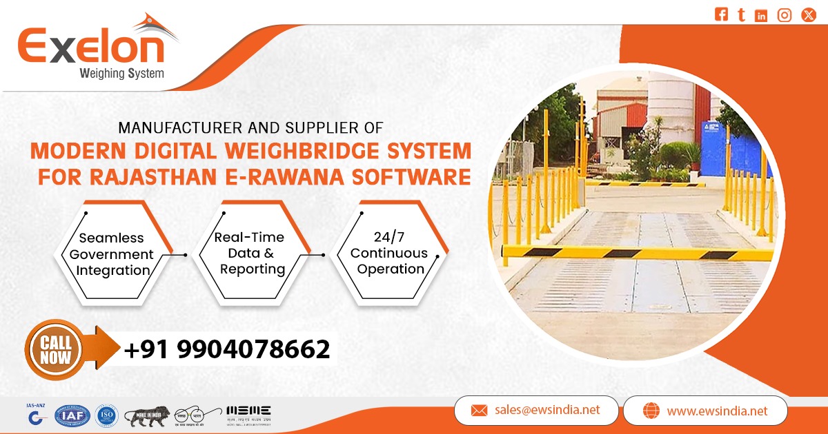 Modern Digital Weighbridge System for Rajasthan E-Rawana software