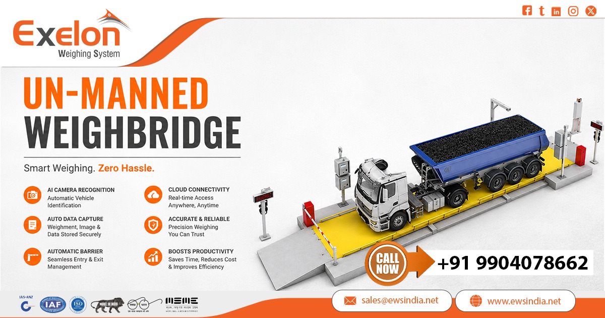 Un-Manned Weighbridge Manufacturer In India | Exelon Weighing System
