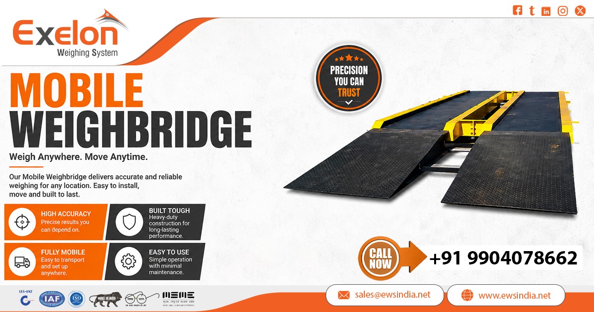 Mobile Weighbridge At Affordable Prices In Qatar | Exelon Weighing System